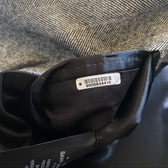 Saint Laurent herringbone wool overcoat - Picture 14 of 15